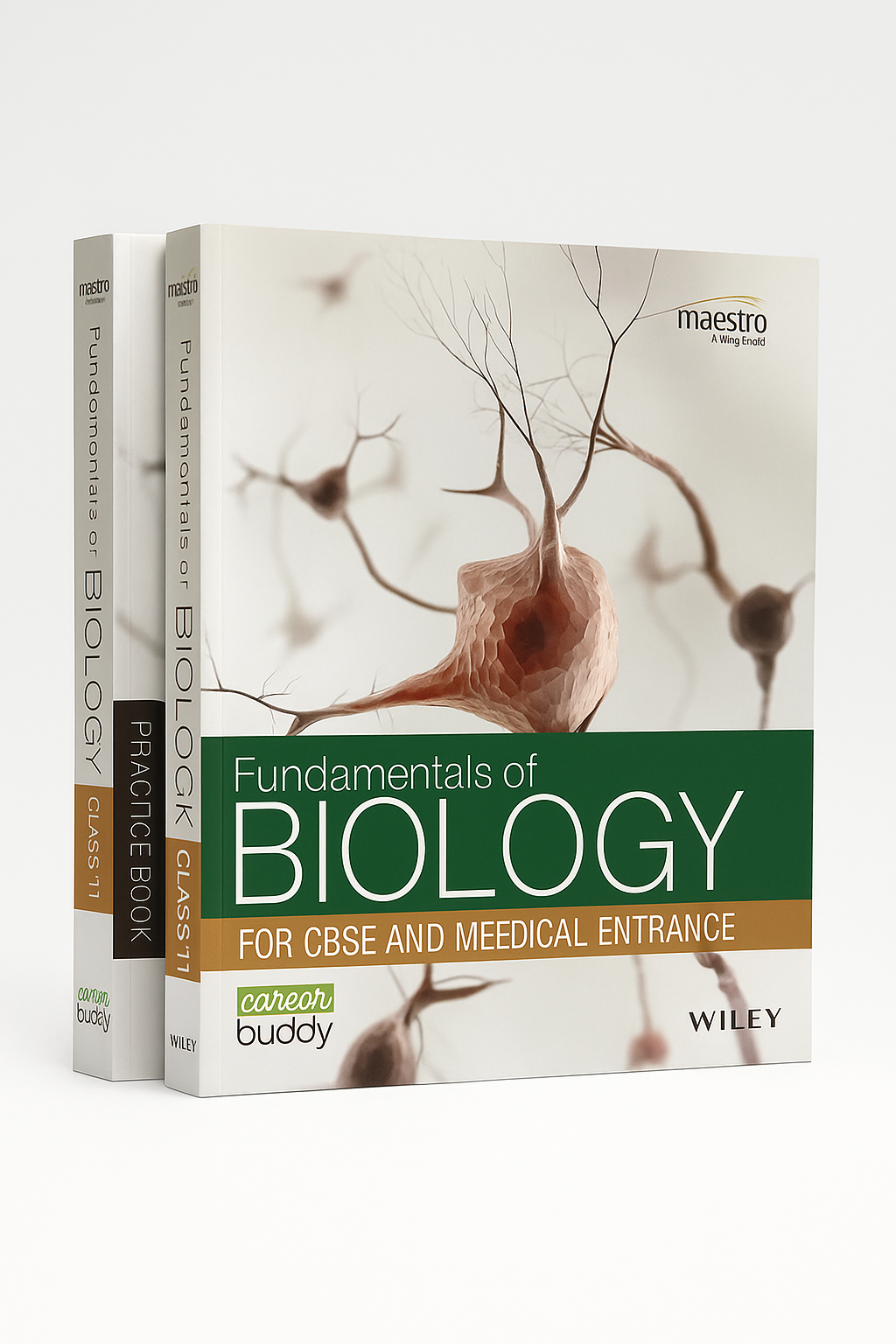 Wiley's Fundamentals of Biology, Class 11, Set of 2 Books (Textbook & Practice Book) for CBSE AND NEET Entrance Examinations Paperback Updated Version